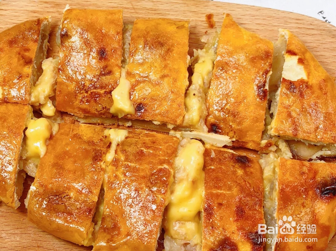 爆浆香蕉芝士饼的做法