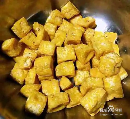 韭菜苔炒油豆腐
