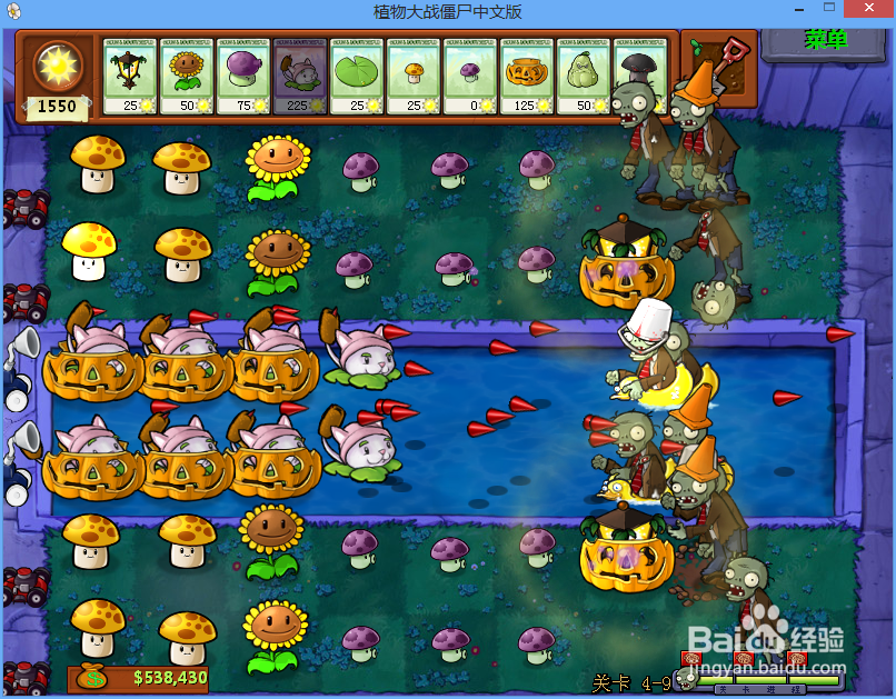 植物大战僵尸二周目Level 4-9图文攻略 Part 7