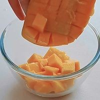 西瓜芒果优格饮品