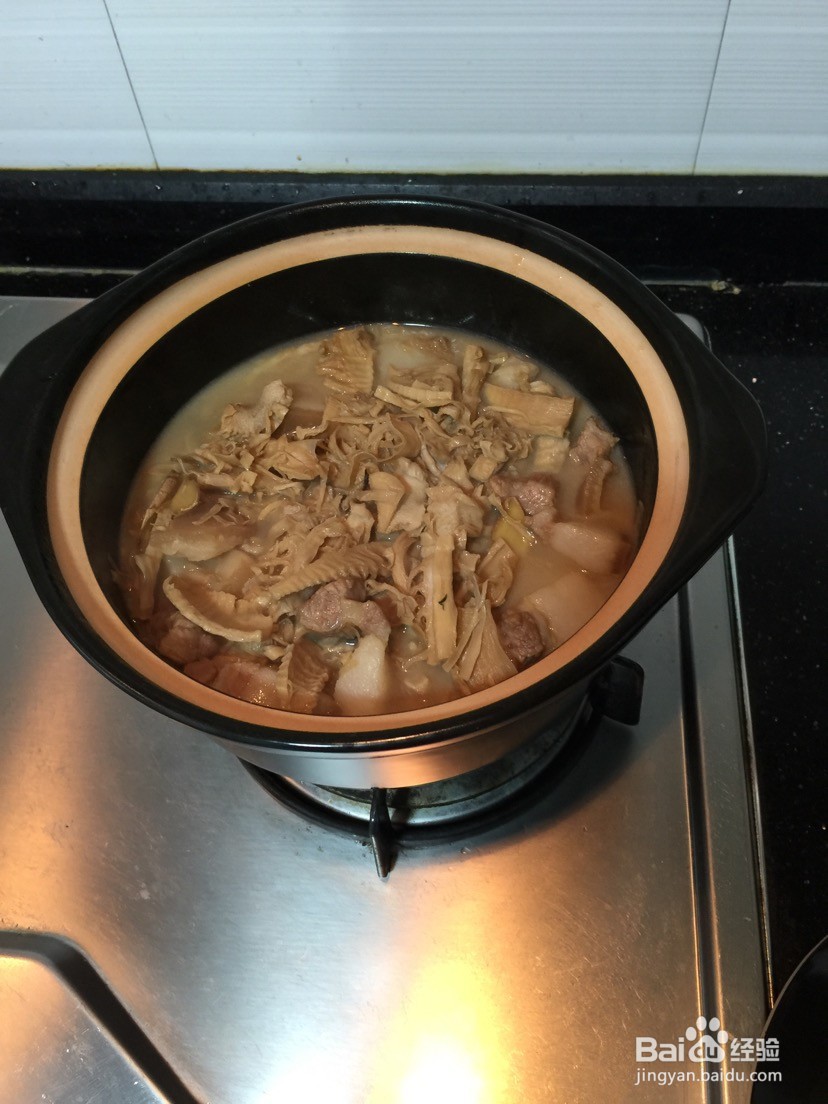 暖心笋干烤肉的做法