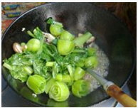 花样香菇炒油菜最好吃的做法