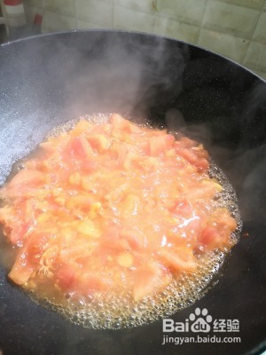 健康养生佳品番茄鸡蛋大虾仁的做法