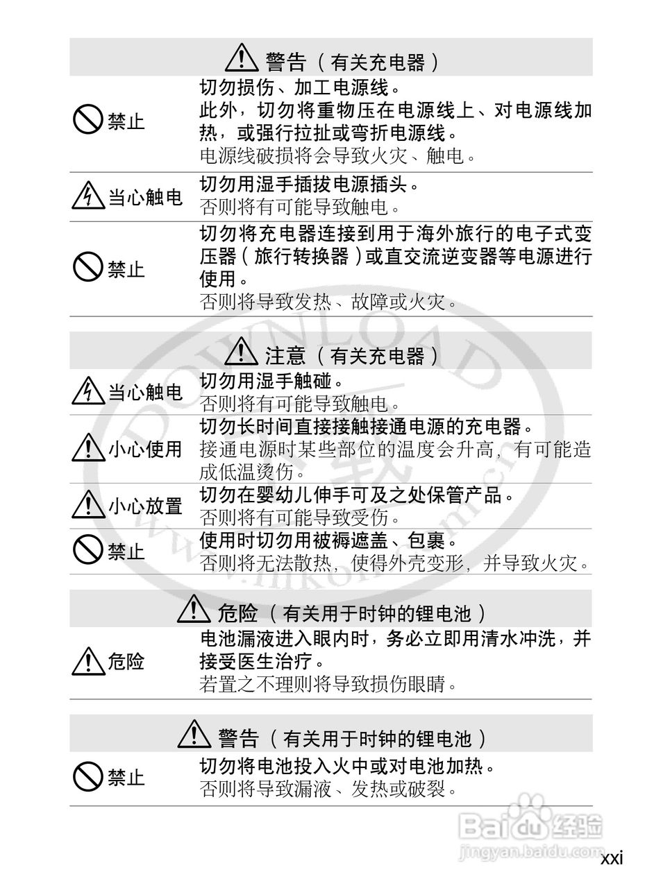 尼康D4数码相机使用说明书:[3]