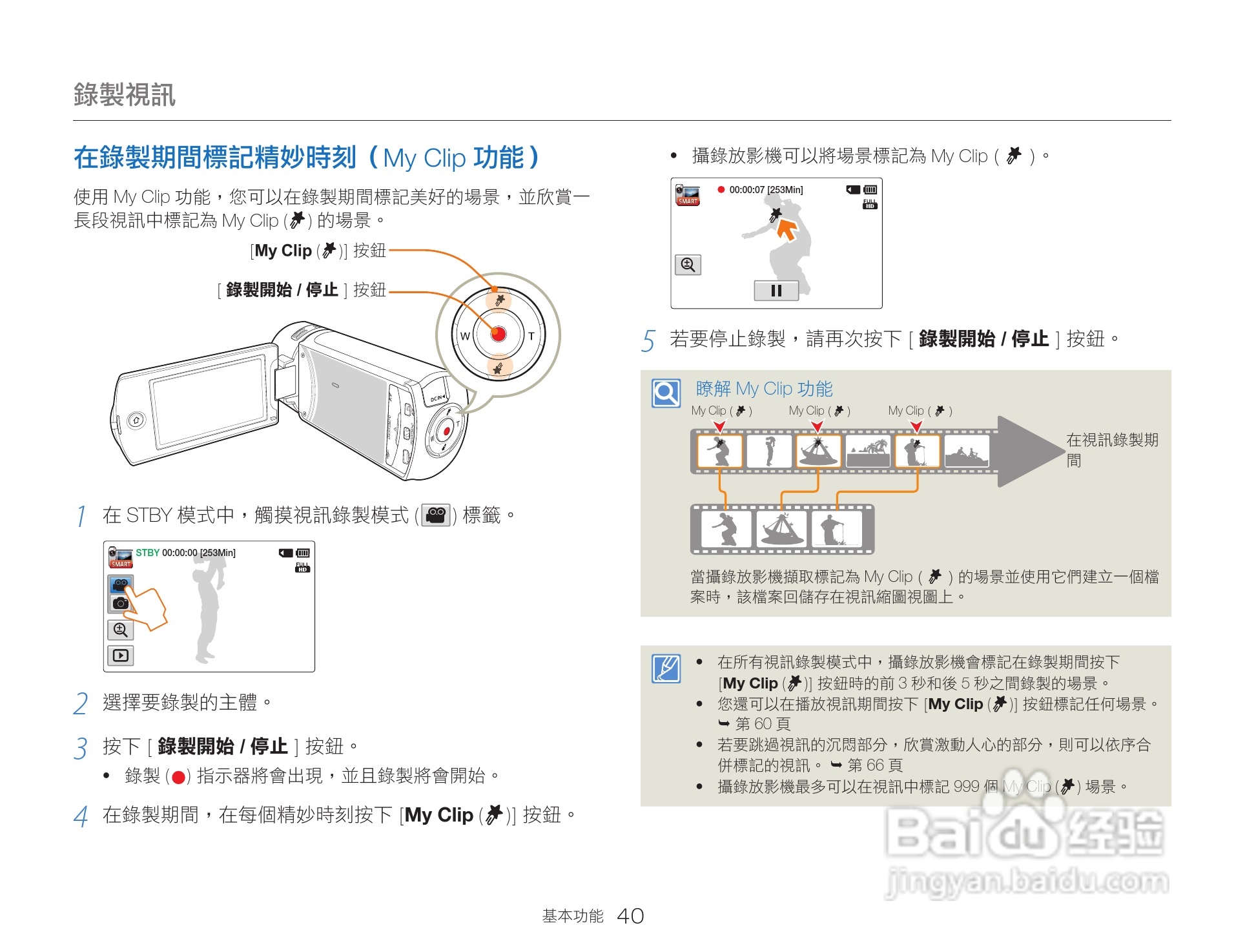 三星HMX-QF20BP数码报像机使用说明书:[4]
