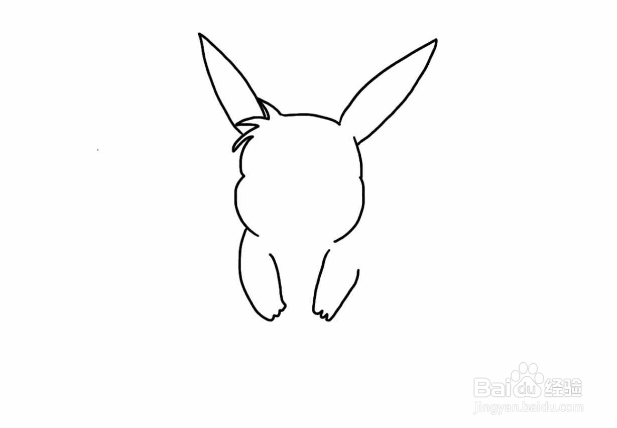 怎么画皮卡丘简笔画