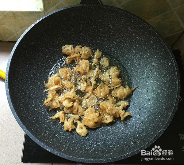 酥炸银鱼的制作方法