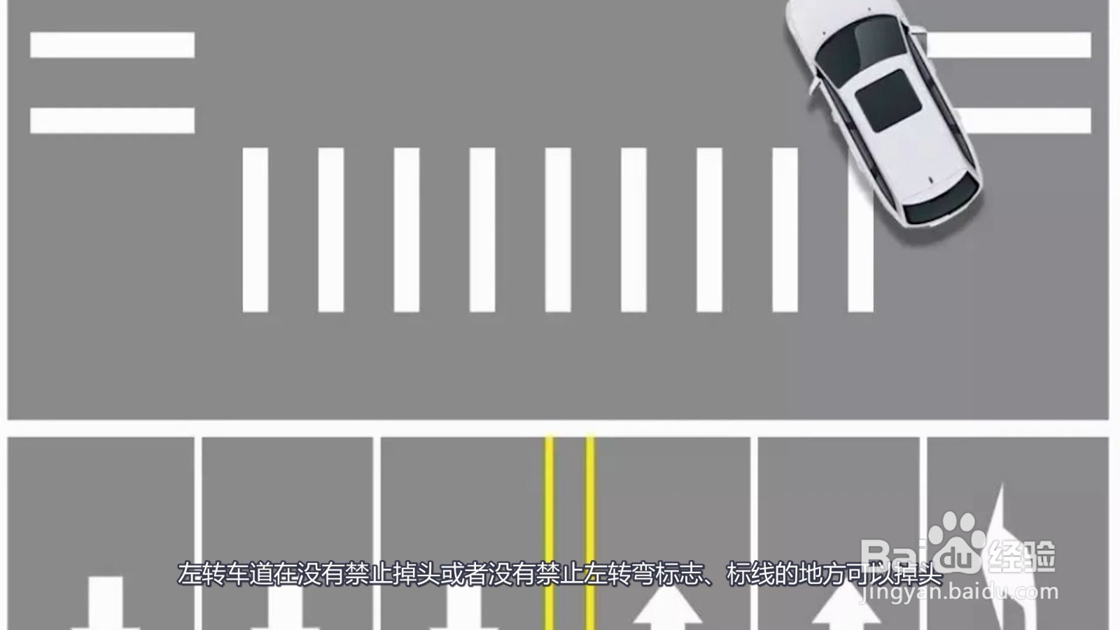 左转车道可以掉头吗
