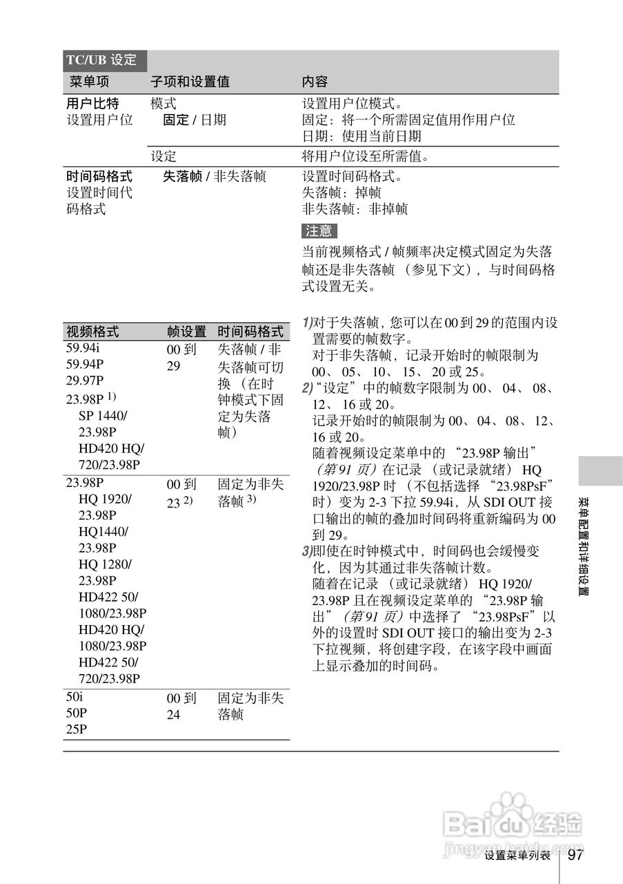 索尼PMW-EX160摄录一体机使用说明书:[10]