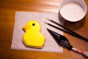 立体小鸭子糖霜饼干