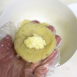 一口一个的黄金虾球