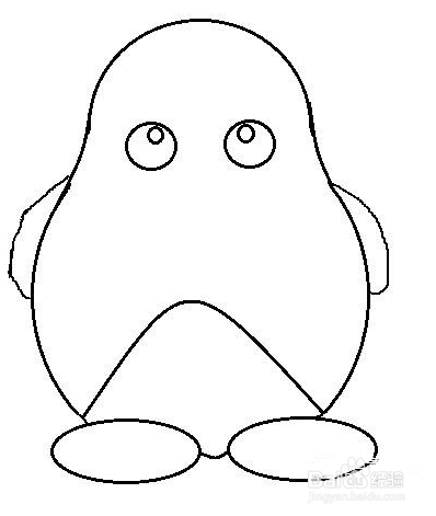 怎么一步步画漂亮的小企鹅
