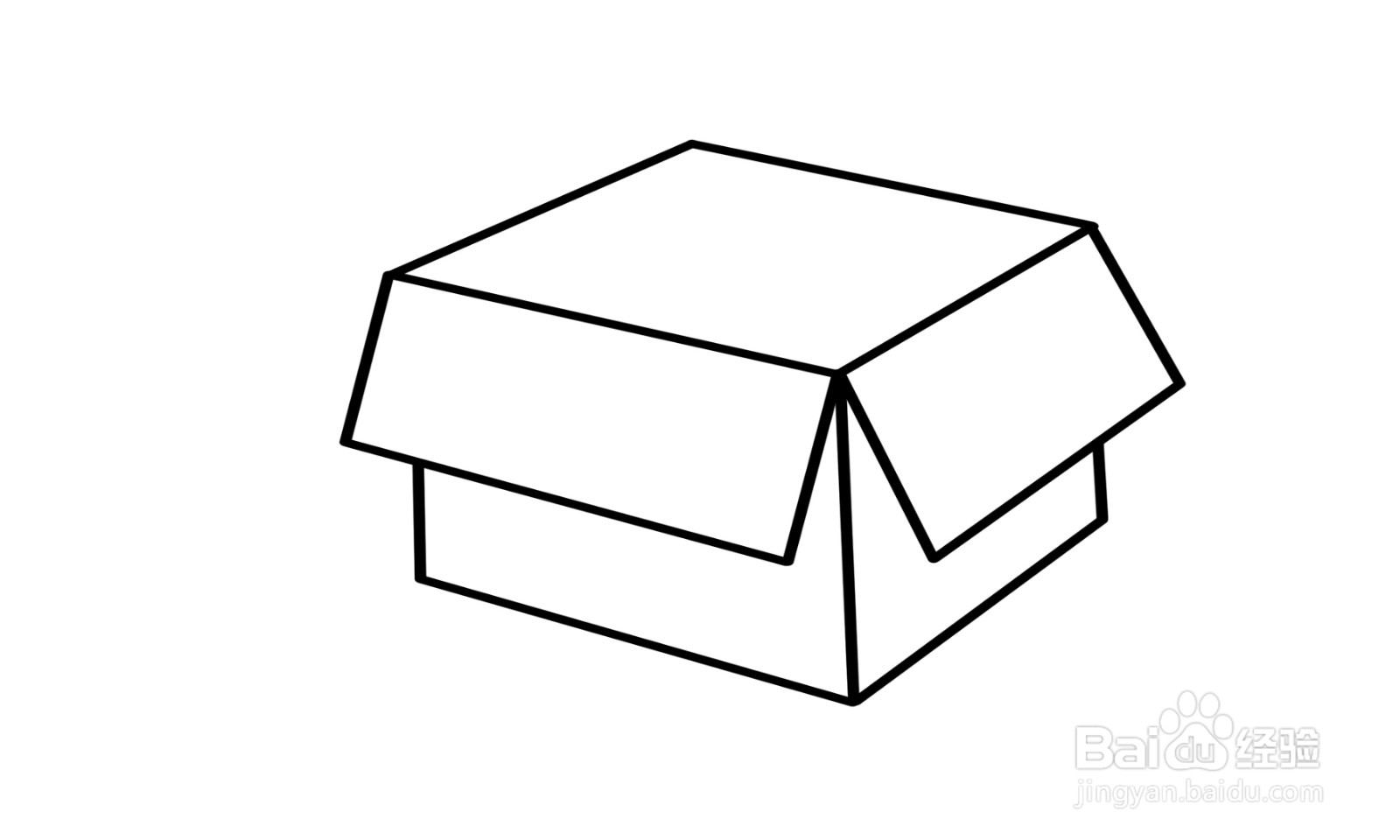 简笔画纸箱如何画