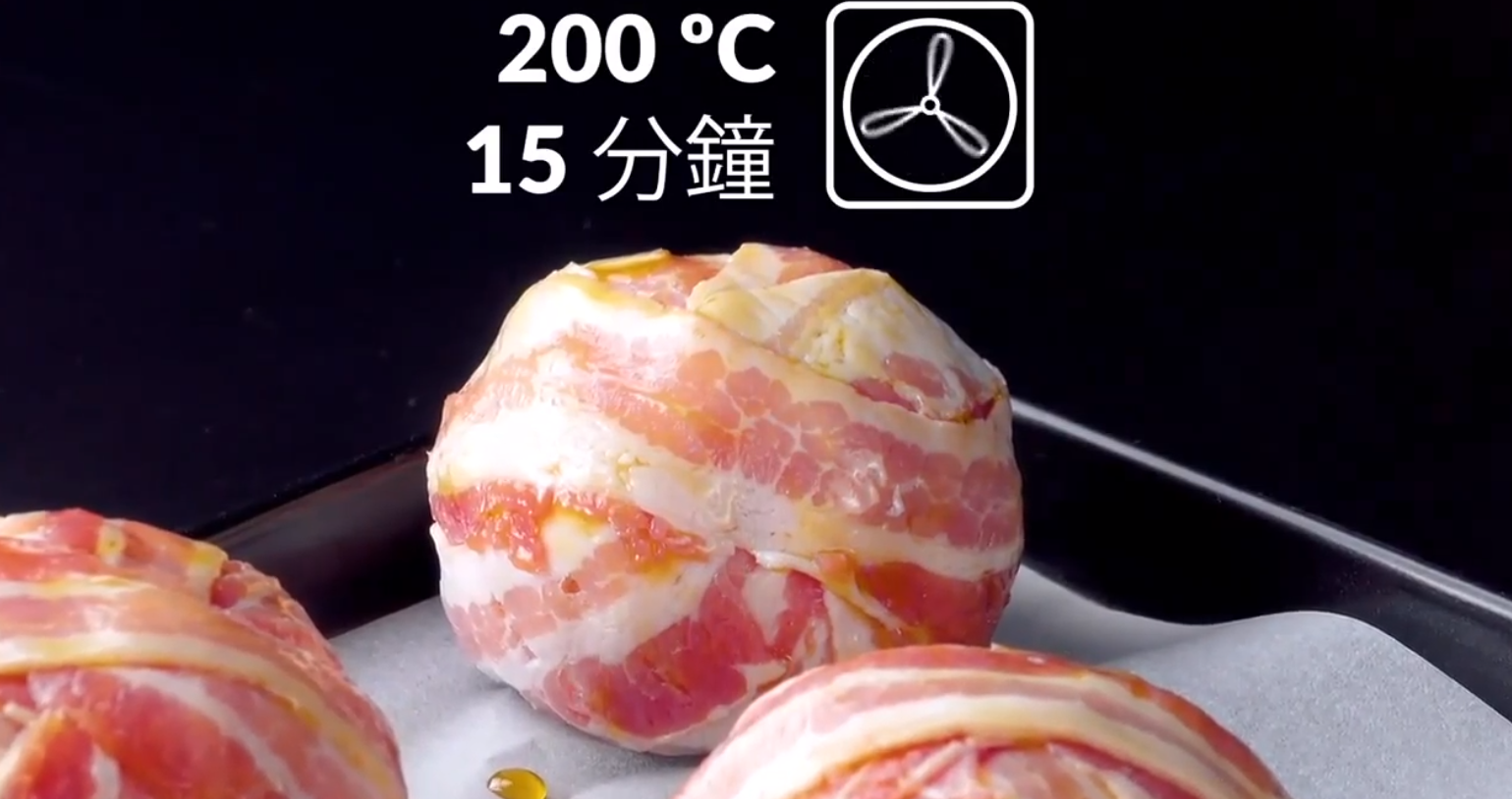 怎样做爆浆芝士培根球