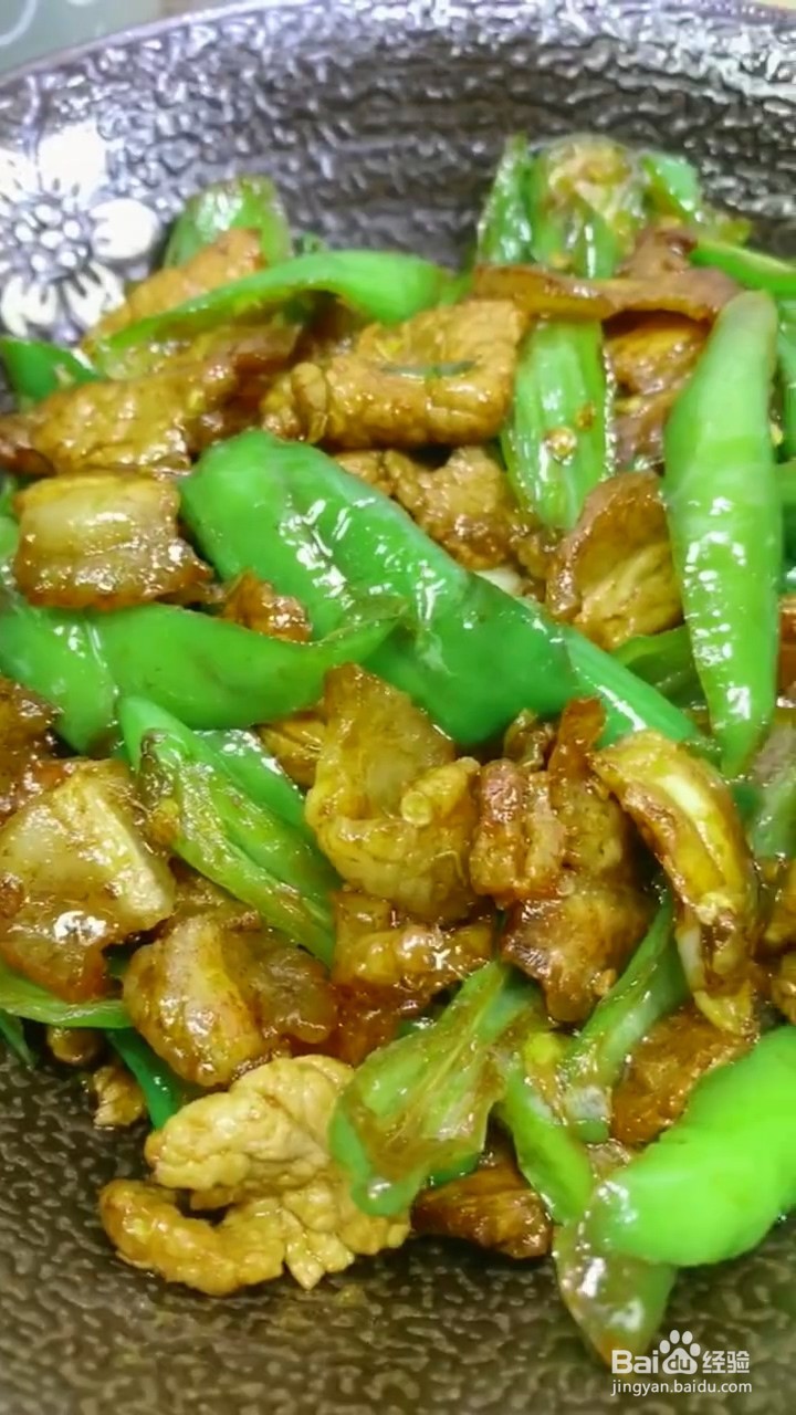 如何制作青椒炒肉？