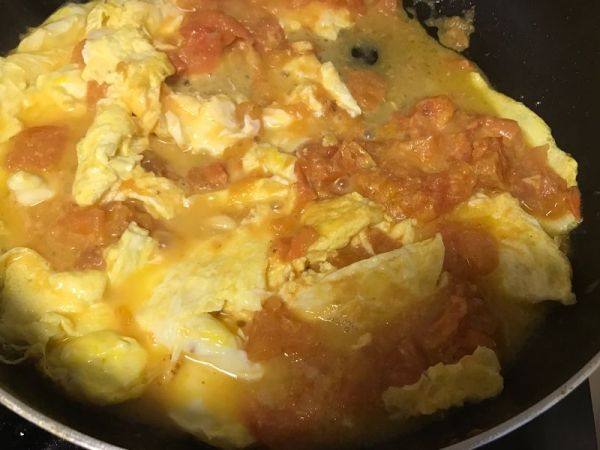 奶酪番茄鸡蛋面