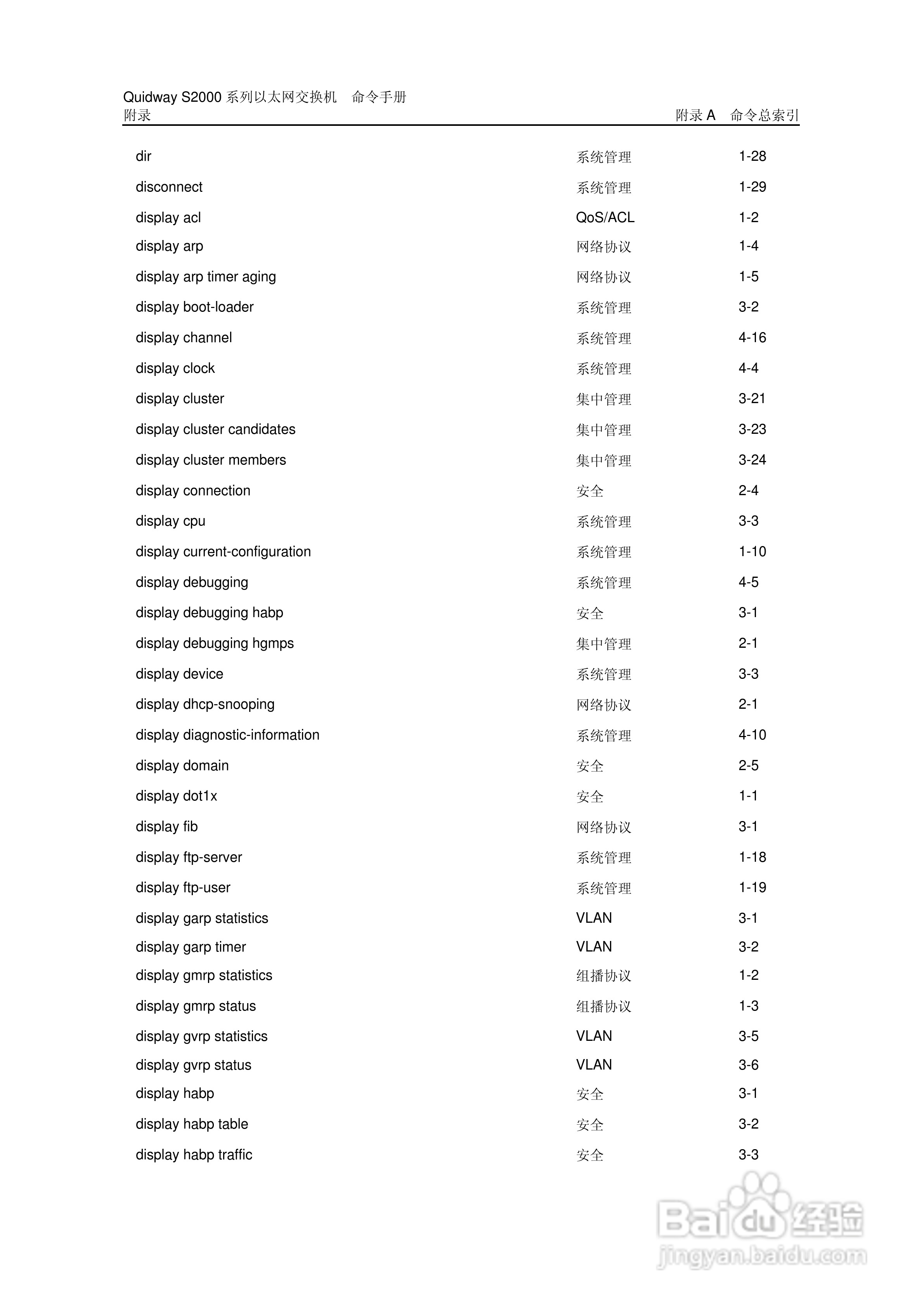 华三交换机QuidwayS2000形说明书:[47]