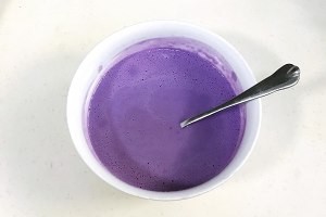 紫薯牛奶布丁怎么做
