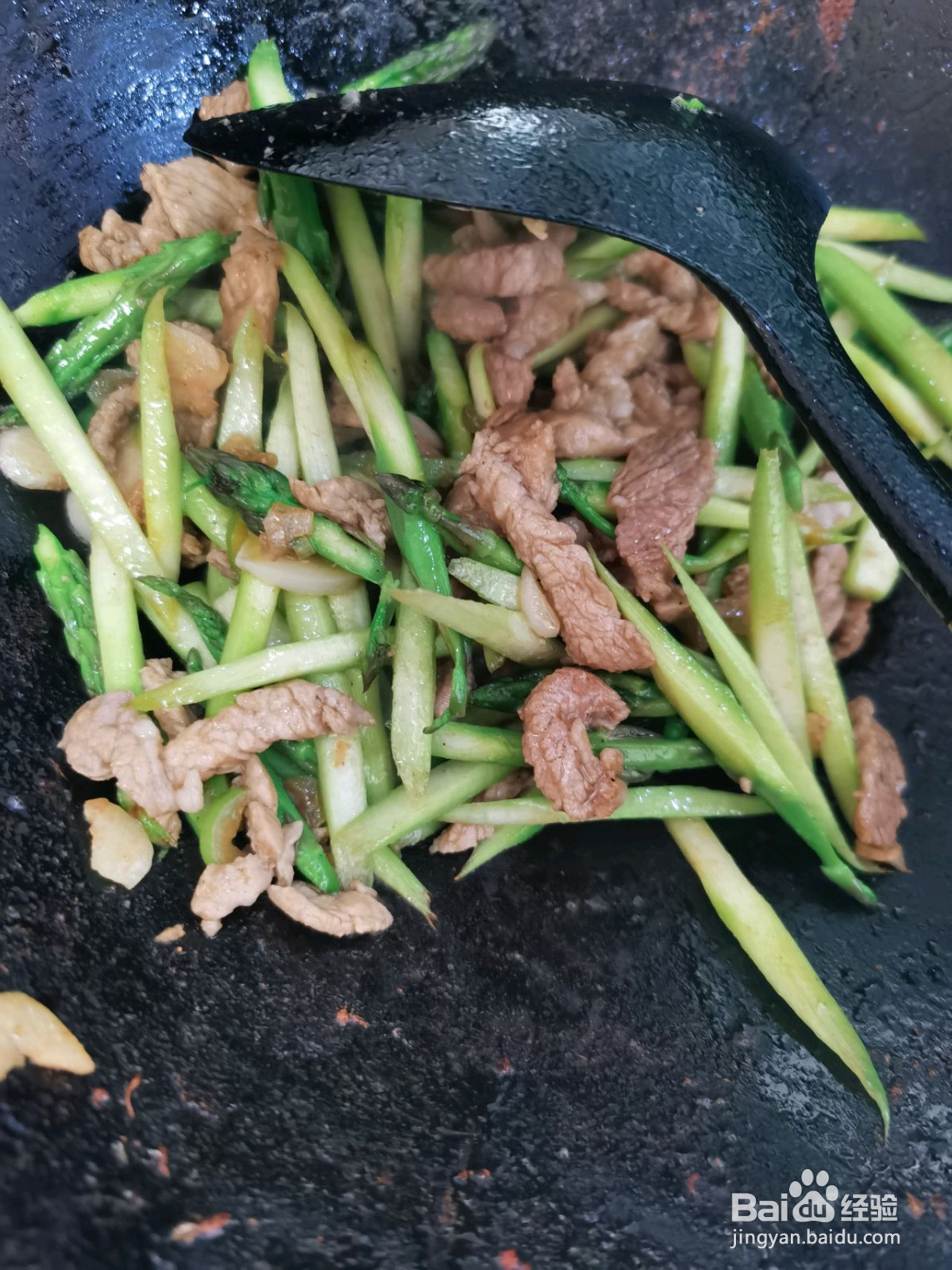 家常菜:芦笋肉丝的做法