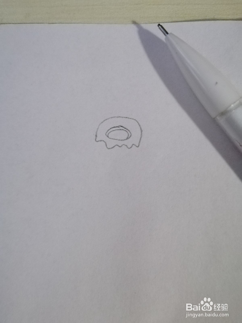 一个甜甜圈应该怎么画？