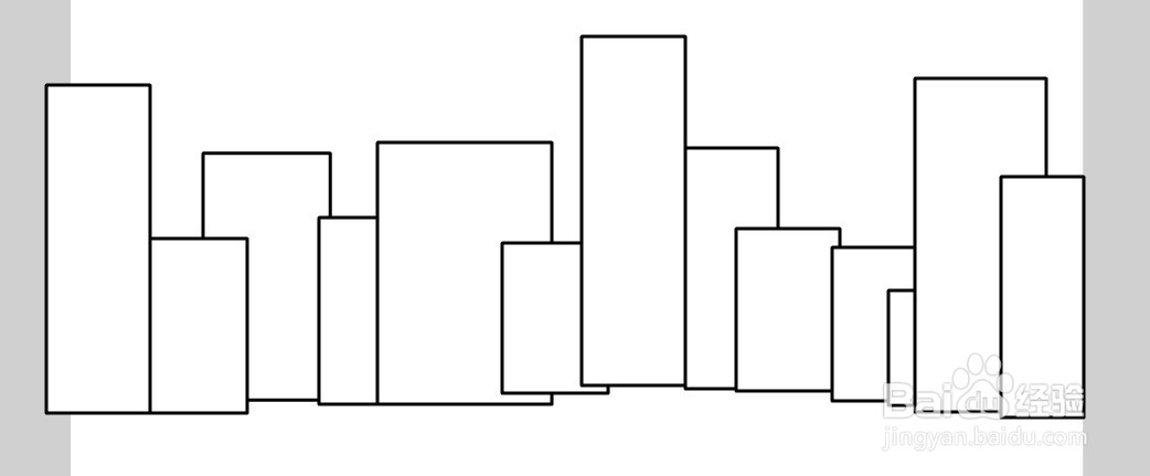 flash绘制一个户外城市的背景