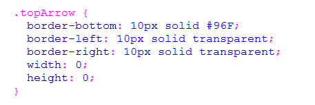 纯css实现箭头
