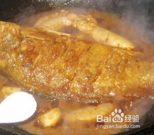 豆瓣酱烧黄鱼