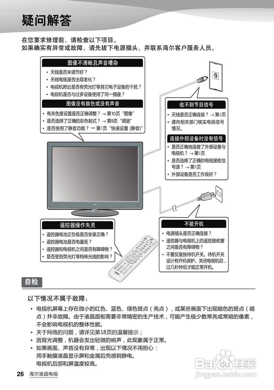 海尔LD32K3液晶彩电使用说明书:[3]