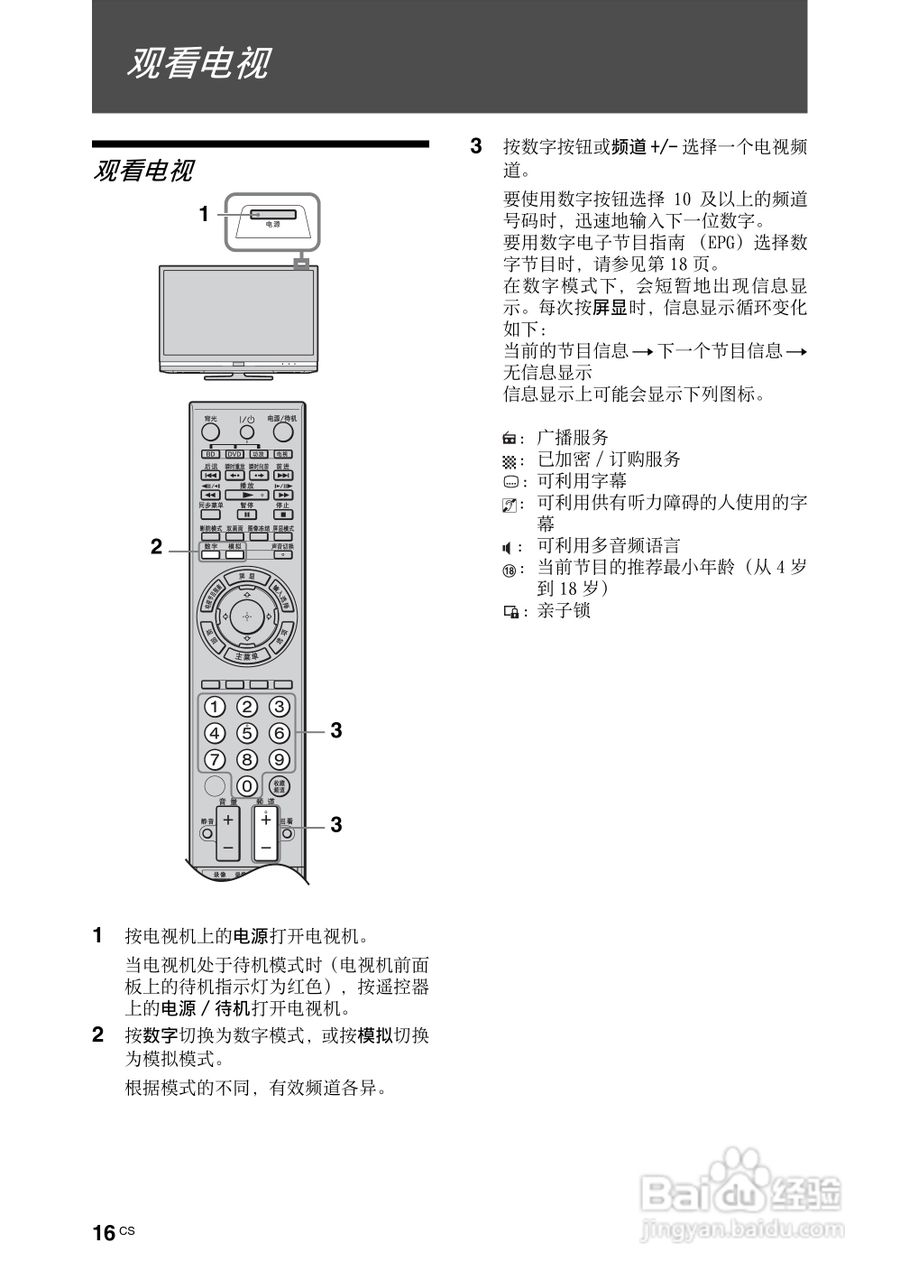 索尼KDL-40Z4500液晶彩电使用说明书:[2]