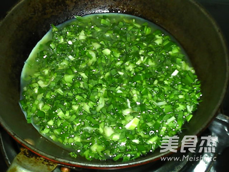 亚麻籽油韭菜蛋饼