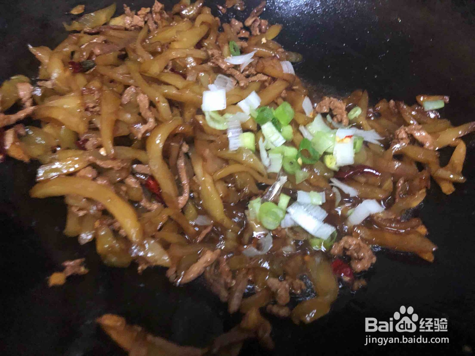 家常榨菜炒肉丝