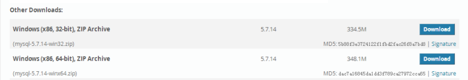 windows下mysql安装教程