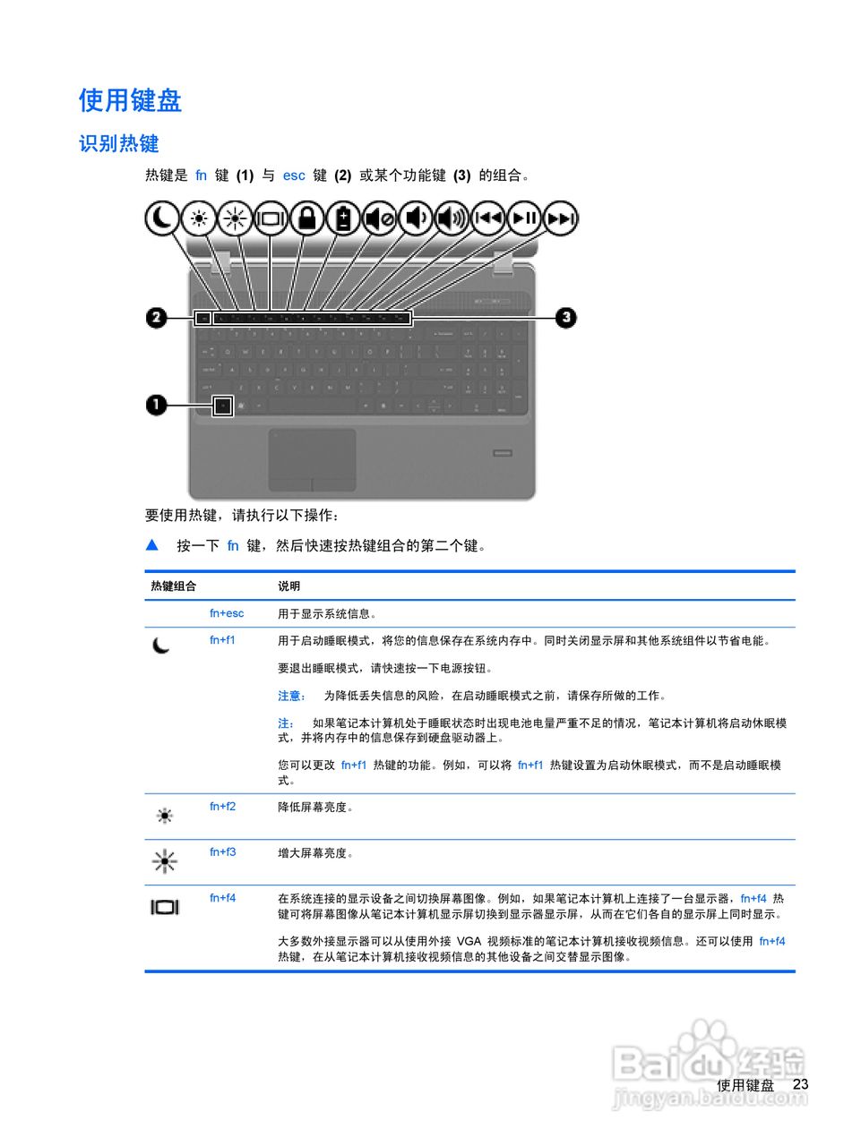 惠普HP ProBook 4431s笔记本电脑说明书:[4]