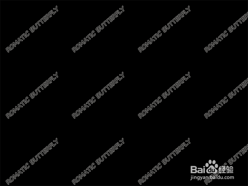 Ps如何制作水印