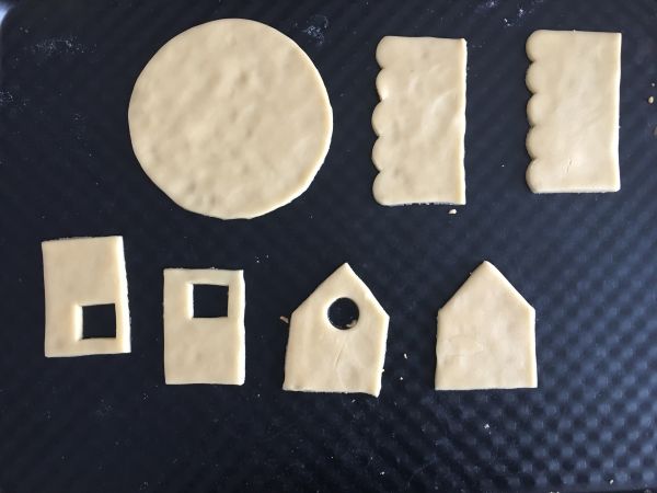 圣诞糖霜饼干屋