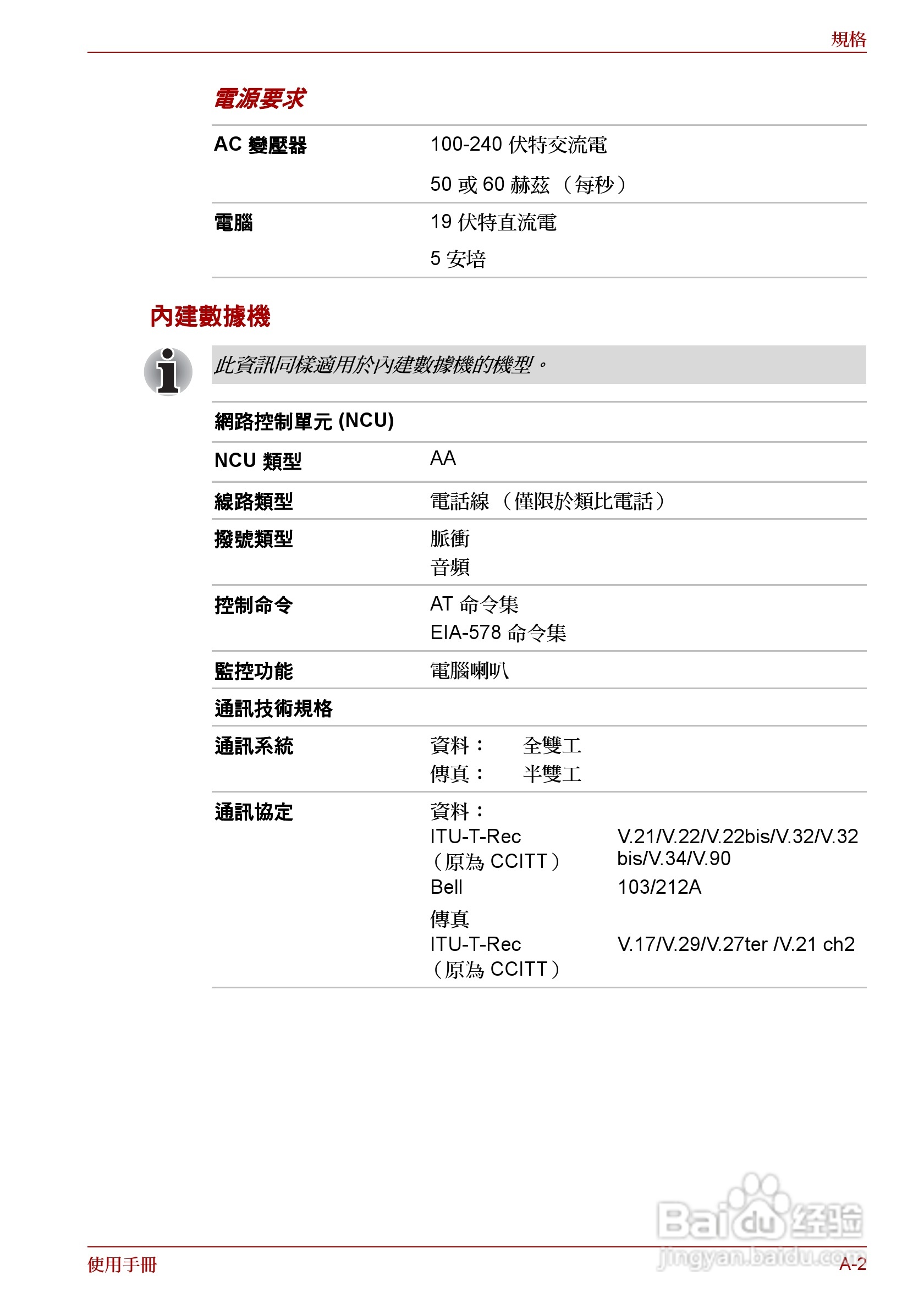 东芝 Satellite Pro A660 A660Db笔记本电脑说明书:[21]