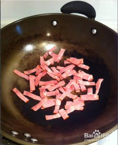 黄秋葵炒培根的做法
