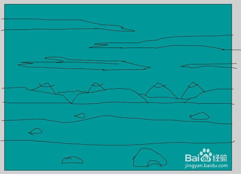 flash绘制一个荒野的场景