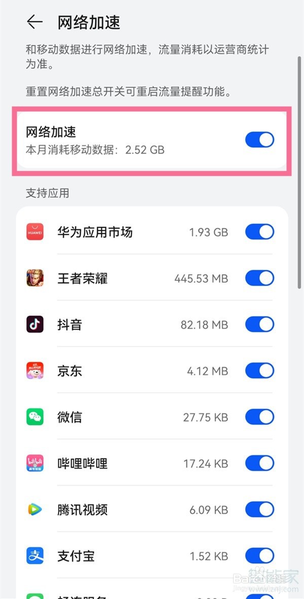 华为mate50怎么关闭网络加速