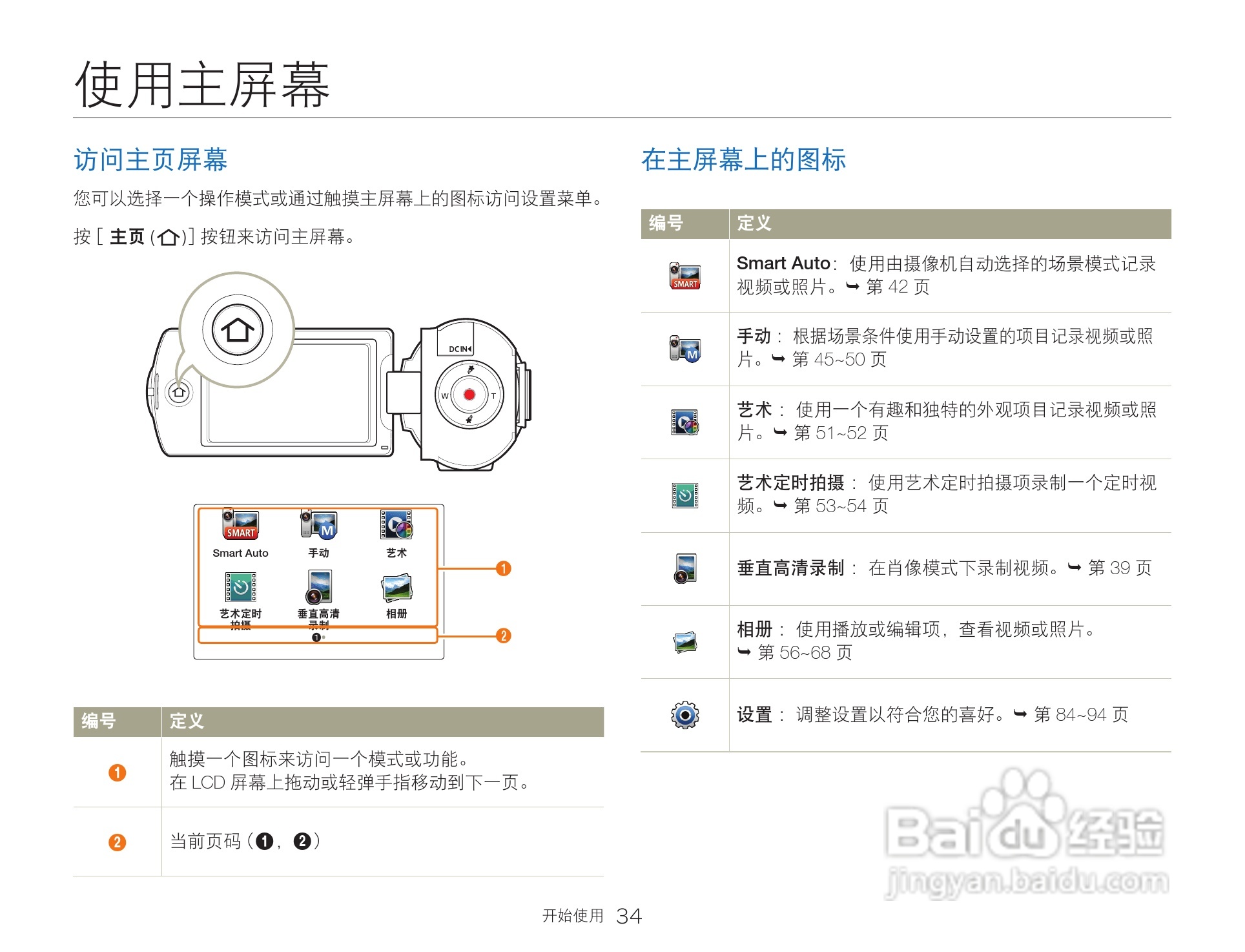 三星HMX-Q200TP高清晰数码摄像机使用说明书:[4]