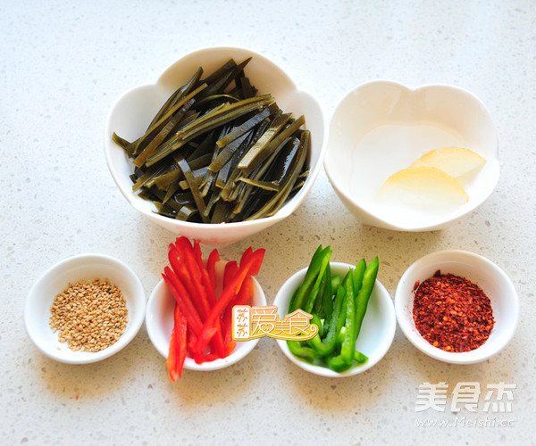 梨汁海带条的做法