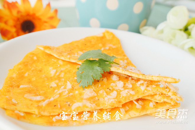 胡萝卜虾皮饼