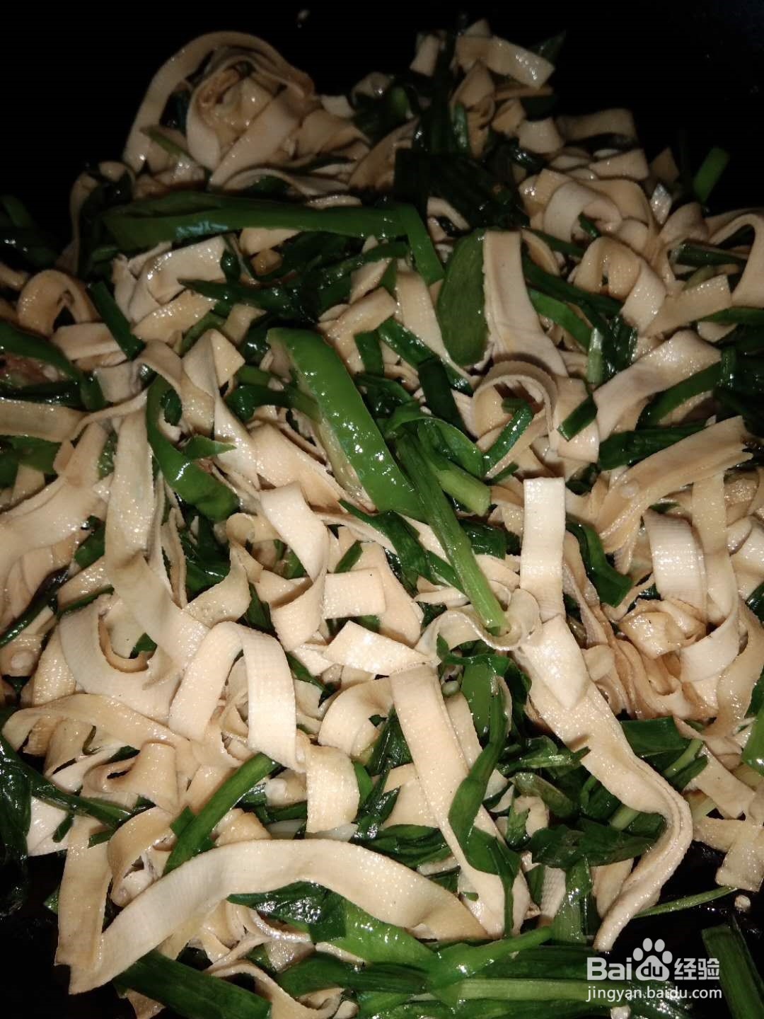 千张炒韭菜怎么做