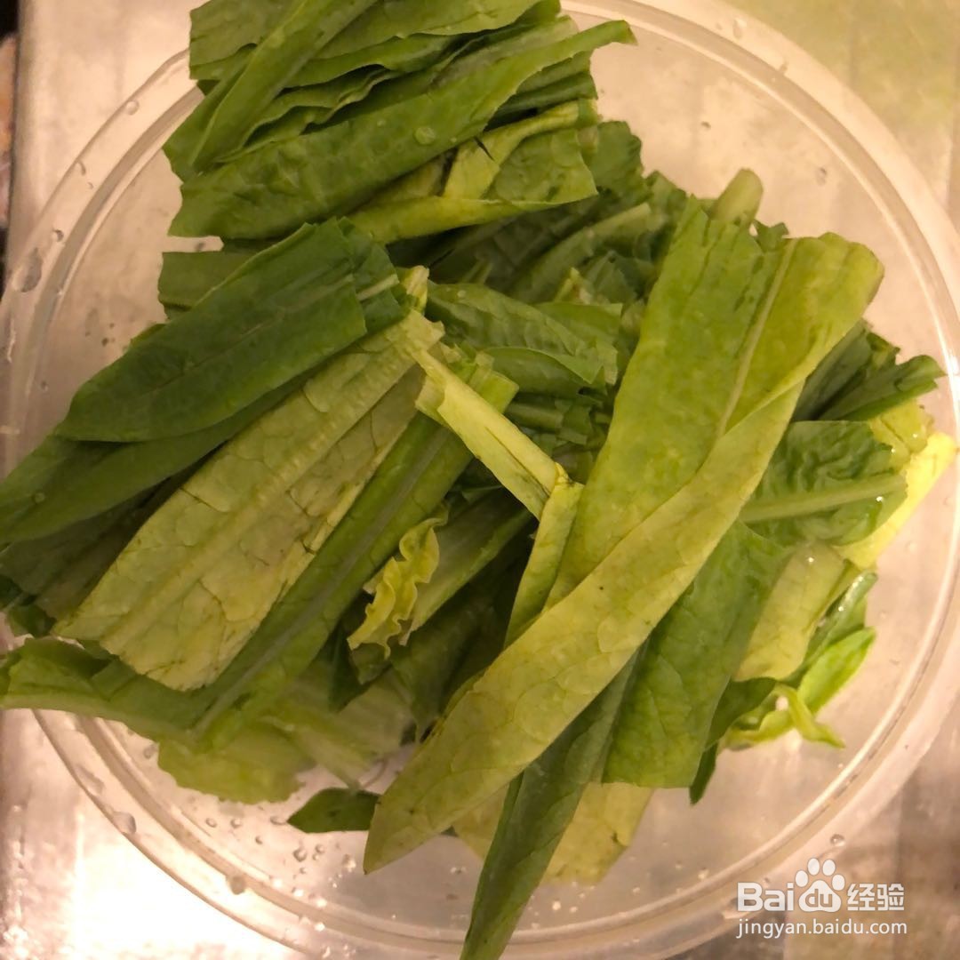 油麦菜炒豆皮的做法
