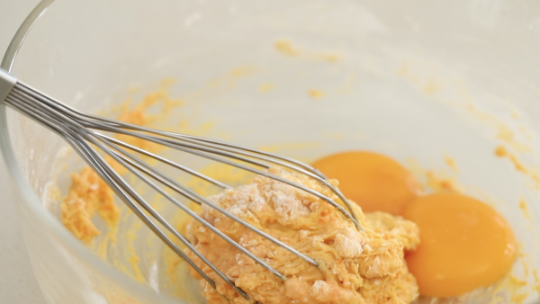 胡萝卜戚风蒸蛋糕