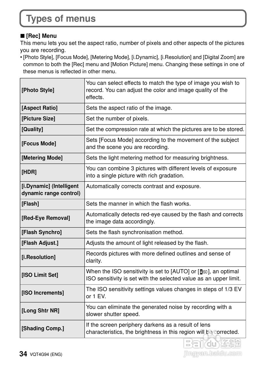 松下 DMC-G5K数码相机说明书:[4]