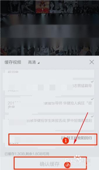 手机搜狐视频APP如何缓存视频