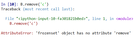 Python的集合操作