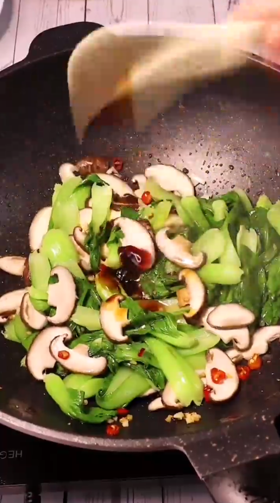 怎样做香菇青菜