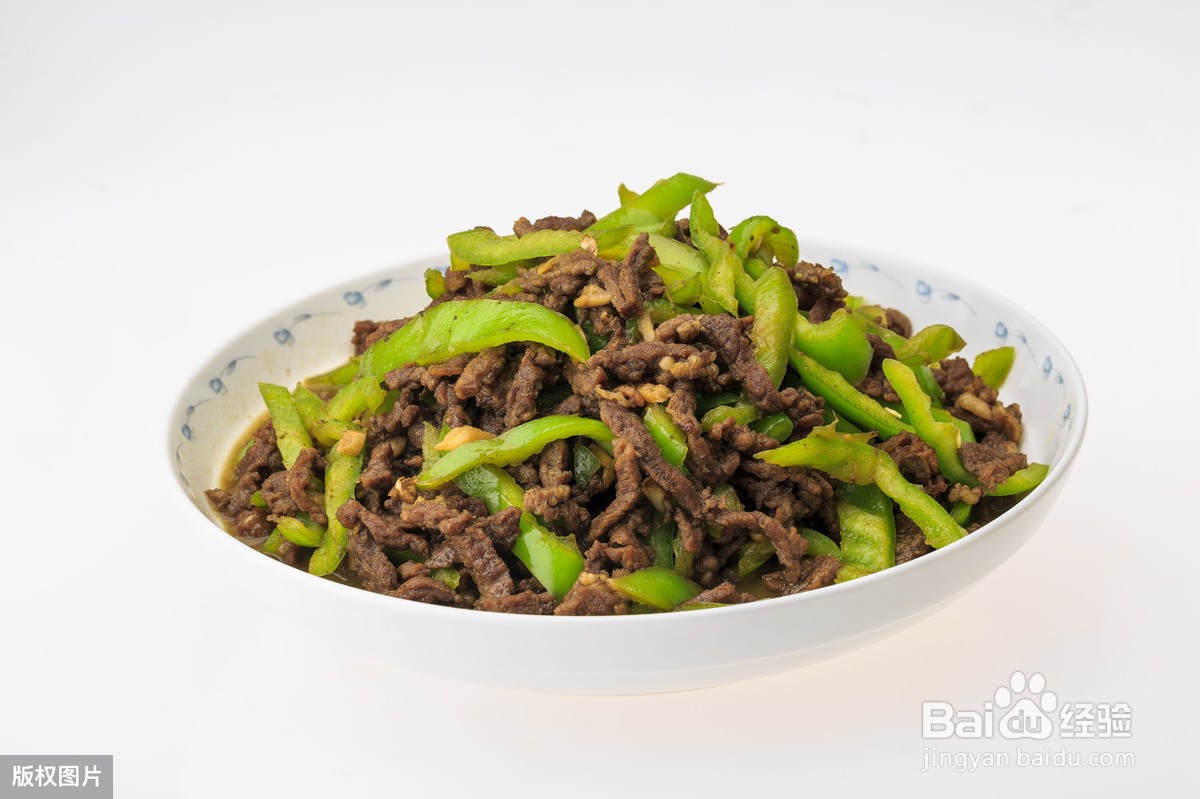 家庭版青椒炒肉丝